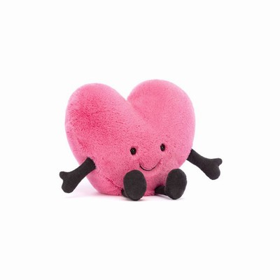 Jellycat Pink Heart UK | 09825SHJP